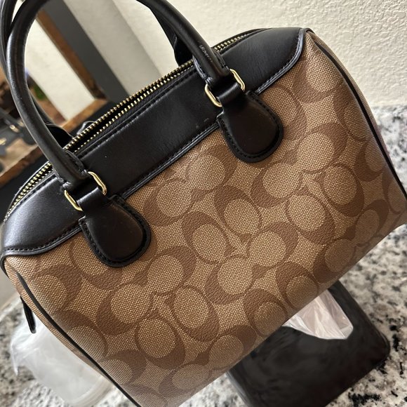 Coach Mini Bennett Satchel in Signature Canvas F32203